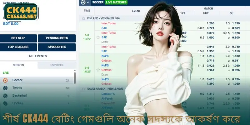 শীর্ষ CK444 বেটিং গেমগুলি অনেক সদস্যকে আকর্ষণ করে