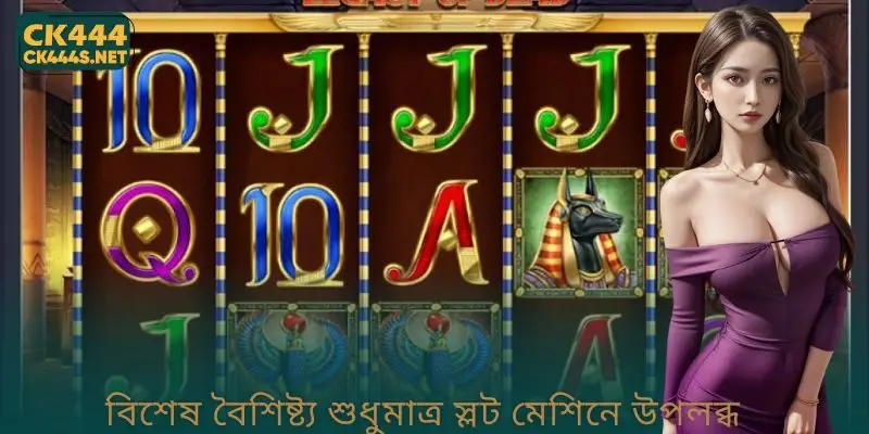 বিশেষ বৈশিষ্ট্য শুধুমাত্র স্লট মেশিনে উপলব্ধ