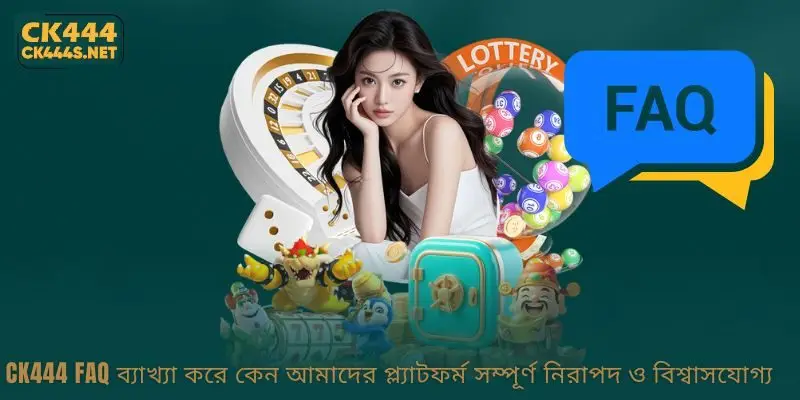 CK444 FAQ ব্যাখ্যা করে কেন আমাদের প্ল্যাটফর্ম সম্পূর্ণ নিরাপদ ও বিশ্বাসযোগ্য