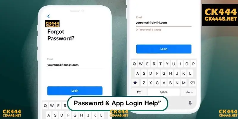 CK444 transaction password forgot